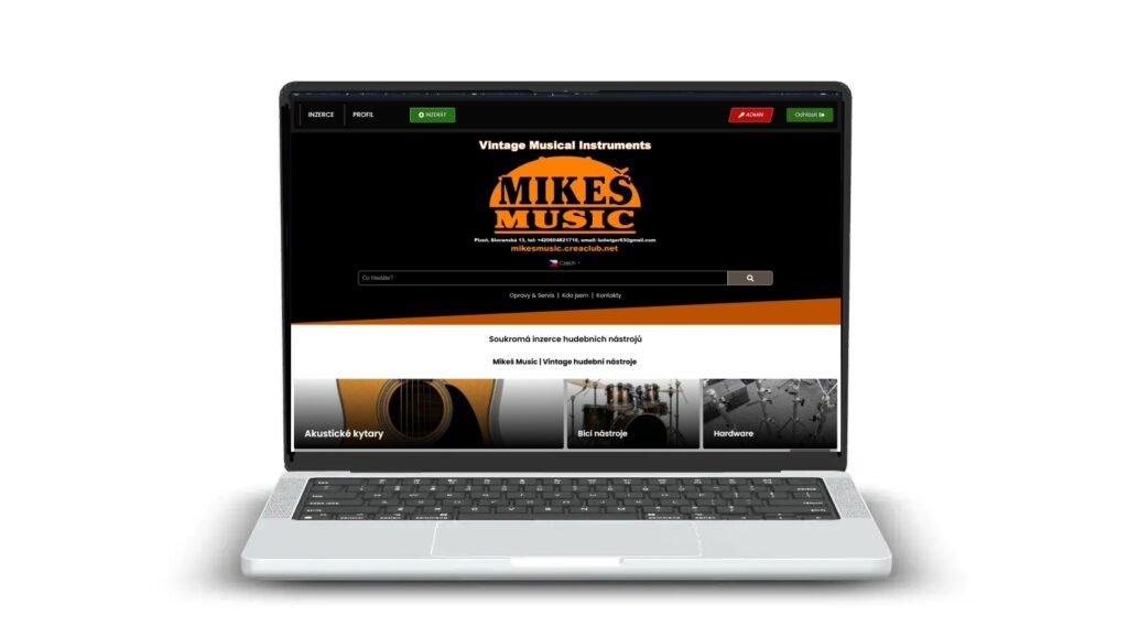 MIKEŠ MUSIC | Inzerce vintage hudebních nástrojů